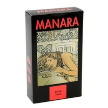 78pcs manara의 타로 영어 버전 오라클 운세 운명 게임 갑판 테이블 보드 PDF 가이드 북으로 카드 놀이, 96