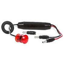 Truck-Lite 33203R 33 Series Dual Function LED Red Round 1 Diodes Marker Clearance Light P2 Bl