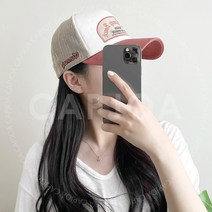 패치 자수 볼캡 남녀공용 데일리 야구 모자 메쉬캡