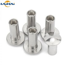 전동드릴 리벳건 전환기 10 50pcs M2 M2.5 M3 M4 M5 M6 GB873 알루미늄 원형 플랫 트러스 헤드 하프 세미 할로우 생크 리벳 직경 2-6mm 길이 3-30mm, 25mm, (50pcs)M4
