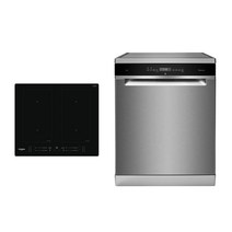 [월풀] 인덕션 4구 WLS1360NE + 프리스탠딩 식기세척기 WFO3T123PL