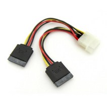 SATA 전원 케이블 IDE SATA 2구 확장용, 1
