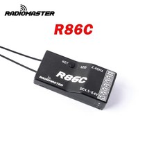 DJI 호환 라디오마스터 R81 R84 R86 R88 R161 2.4GHz 1KM 이상 SBUS 나노 수신기 FrSky D8 TX16S 호환 리, 04 R86C