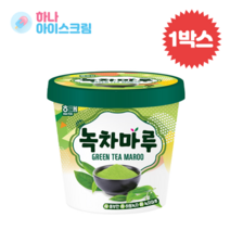 해태제과 녹차마루홈 6개 한박스 아이스크림, 600ml