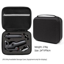 DJI OM6 휴대용 보관 가방 케이스 Osmo 모바일 6 용 PTZ 상자 핸드백 보호 액세서리, 02 Bblack, 1개