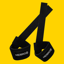 미드브로 헬스 스트랩 손목보호대 리프팅 풀업 데드리프트, 고리형