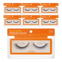 [ 9~12 mm ]샤뜨니끄 3D 속눈썹 7개세트 원터치 3초 속눈썹 4종 셀프연장 9~12 mm 7개세트, 7개(1세트), j3.7-10mm