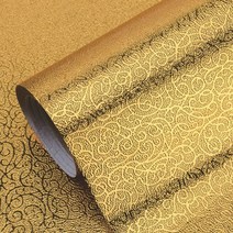 PVC필름 주방 내유성 방수 스티커 알루미늄 호일 스토브 캐비닛 자체 접착 벽 DIY 벽지 60x10 200cm, [02] 60CM, [04] Tengwenjin 1M