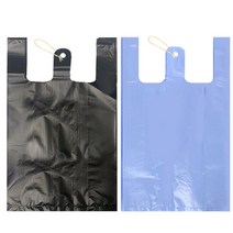 마트 가게 약국 비닐봉지 재활용 배달 봉투 100매, 흑색1호100매20x33