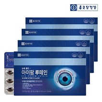종근당건강 아이팜 루테인, 30정, 4박스