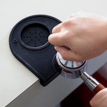 바리스타 템퍼홀더 템핑받침대 탬핑매트 1구 실리콘, 상세페이지 참조