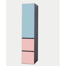 내맘대로 컬러조합 광폭 서랍두칸 틈새수납장, 색상:올옐로우