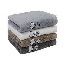 송월타월 150g 스누피리버 스누피 자수 수건(5매), 랜덤색상, 1set
