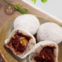 리타티하우스 왕찹쌀떡 (왕모찌) 100g x 20개 견과류 밤 팥소에 가득
