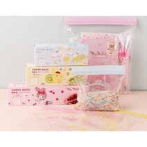 산리오 캐릭터 지퍼백 주방용 시나모롤 폼폼푸린 마이멜로디