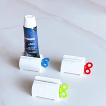 올라이지 다용도 튜브짜개 치약디스펜서 4개, 블루