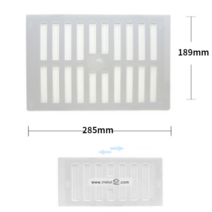 그릴 환기구 PVC 여닫이 개폐식 285x189 화이트 통풍구 조절형, 단품