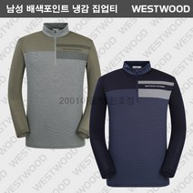 웨스트우드 (2001천호) 23SS 남성 배색포인트 냉감 집업티 (WN2MTTS365)