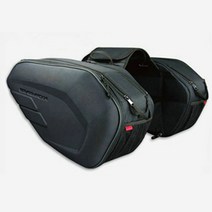 SP 모터스 옥스포드 사이드 방수 안장 가방, 옥스포드 블랙