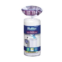 Berry Plastics 981592 Ruffies Twist Tie 압착기 쓰레기 봉투 18갤런 용량(10개씩 8팩)