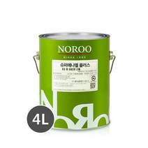 노루페인트 목재 철재용 유성페인트 슈퍼에나멜 플러스4L, 밝은회색(유광)