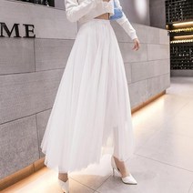 케이에비뉴 스텔라 플레어 롱 샤스커트