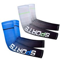 스마일팡팡 아이스 쿨 팔 토시 멀티 스카프 넥워머 세트, 쿨토시 2세트(2개+2개), 블루+블랙