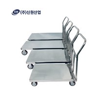 신원 스텐대차 실험실카트 적재량 운반카트 (소) 짐