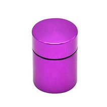 26ML Stash Jar - Airtight Water Proof Smell Proof Ultraviolet Aluminum Herb Container Bottle With Ru, 1