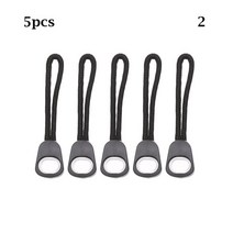 지퍼 풀러 엔드 핏 로프 태그 픽서 코드 탭 교체 클립 깨진 버클 여행 가방 텐트 배낭 5 개, [02] Style 2