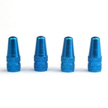 알루미늄 합금 로드 MTB 트랙 레이싱 자전거 튜브 타이어 4 개 휠 FV 프렌치 밸브 캡 프레스타 에어 6 색, 10 4PCS Royal Blue