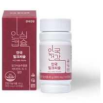 안국건강 간에 좋은 안국 밀크씨슬, 2개, 60캡슐