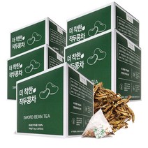 HACCP 인증 착한농부 국내산 햇작두콩차 고급티백 20T, 30g, 5개