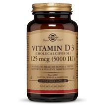 솔가 비타민 D3 5000IU 베지터블 캡슐, 240정, 1개