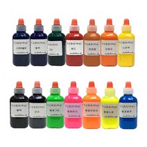 석고방향제 염료 50ml 색소 만들기 재료 DIY 14가지, 형광블루