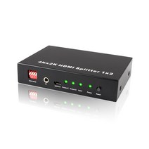 HDMI v1.4 2 분배 듀얼 분배기 스플리터 4K UHD EDID 딥스위치 HDCP지원, NEXT-HD102SP4K