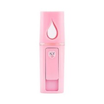 헤어 뿌리 볼륨 픽서 무향 컬러 미용실 스프레이 nano 미스트 분무기 휴대용 usb 충전식 핸디 냉각 미스트 분무기 기선 스킨 모이스처 페이셜 페이스 가습기, 분홍색