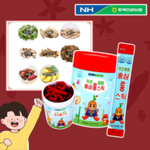 아기홍삼젤리 키즈 유아 어린이 홍삼젤리 농협 키즈튼튼홍삼롱스틱 30포, 1통, 20gx30포 (600g)