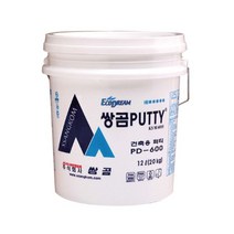 쌍곰 건축용퍼티 PD600 20kg(내부용) 면보수 -72394EA, 본상품선택