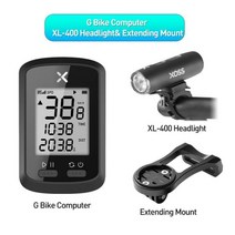 즈위프트 케이던스 센서 쯔위프트 속도 XOSSG/G GPS 자전거 컴퓨터 무선 사이클링 속도계 로드바이크 MTB 방수 블루투스 ANT, XL400 G PACK1
