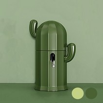 타핏 선인장 급수기 거치대 햄스터 급수기, 딥 그린