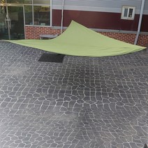 삼각타프 캠핑 야외 차광막 그늘막 루프탑 정원 자외선차단 3x3x3M, 삼각타프 블루