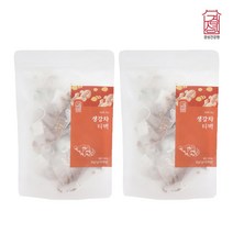 생강차 건생차 생강편강 티백 말린생강 진저차 건강 삼각티백 몸이따뜻해지는차 진저롤 알리신 쇼가올 효능 국내산 100%, 30개입, 2팩