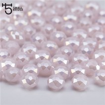 4mm Czech Pearl Colour Glass Beads for Making Bracelet Diy Necklace Accessories Ronde [G00045812], 1개, 01-Z344AB 140pcs-45812