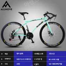 로드 바이크 출퇴근 자전거 솔리드타이어 allmove, [워리어에디션]AnqiBlack