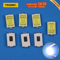 tv백라이트 교체 tv수리 모니터수리 tkdmr 50pcs led 0.5w 3v 5630 samsung lcd 용 쿨 화이트 슈퍼 브 다이오드 smd, 없음
