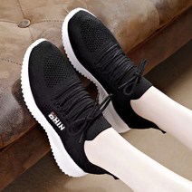 여성 굽3cm 하이탑 키높이 삭스스니커즈 니트운동화 슈즈 0A842