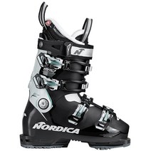 Nordica 여성용 프로머신 85 W 부츠 색상: 블랙/화이트/그린 (050F5402Q04)161169, 25.5, 블랙/화이트/그린.