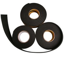방음 완충 패킹 스폰지 테이프 흑색 폭10MM 두께1MM 물탱크수리 자국안남는테이프 신선식품테이프
