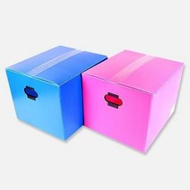 [알티피아] 이사박스 피피박스 특대 플라스틱박스 W, 색상_색상2:블루_옵션, 색상:블루 / 색상2:옵션